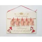 Gratulationstafel 30x22cm siehst du 40 ist nicht so viel - gelb