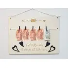 Gift for a 50th birthday wooden plaque 30x22cm