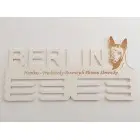 Drevený držiak na medaile s laserovaním 45cm plemeno Peruánsky naháč