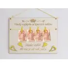 Drevená tabuľka 30x22cm vidíš 45 nie je až tak veľa