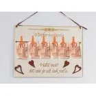 Drevená tabuľka 30x22cm vidíš 45 nie je až tak veľa