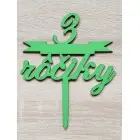 Custom wooden cake topper 1st birthday painted