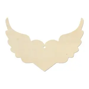 Srdce s krídlami 9x13 cm