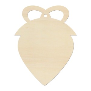 Weihnachtlicher Zapfen 9x7 cm