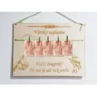 Geschenk für einen Fischer Holzschild 30x22cm ANGLER