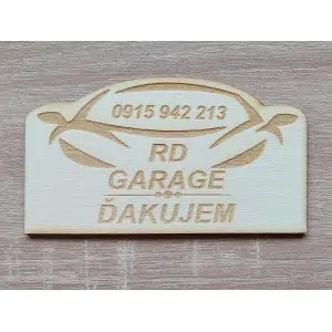 Advertising magnets rectangle 60x110x3mm