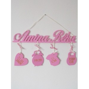 Darček pre novorodenca mená dva 2