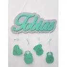 1st birthday - Name with background and details - Maťko