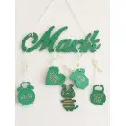 5 hanging accessories with the name Maxík and the animal tiger