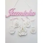 5 závesných doplnkov s menom Lara a zvieratko sloník