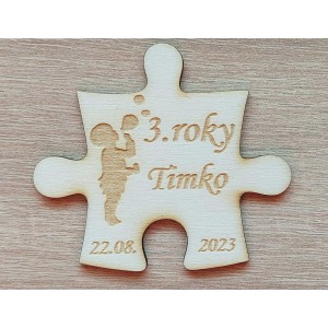 Birthday magnets puzzle 70x3mm