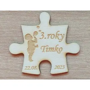Narodeninové magnetky puzzle 70x3mm