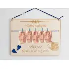 Drevená tabuľka 30x22cm vidíš 60 nie je až tak veľa AUTOBUSÁR