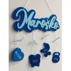 Meno na stenu Maroško s pozadím a údajmi