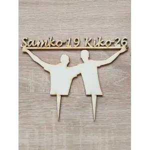 Wooden pick for brothers 15cm