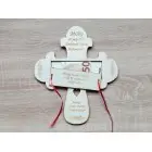 Personalisiertes Geschenk zur TAUFHÖHE 25cm