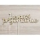 Wooden pin 1st Holy Communion 15cm