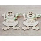 Magnet-Frosch Danke 11cm