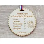 Darček pre pána učiteľa medaila 9cm