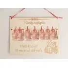 Drevená tabuľka 30x22cm vidíš 70 nie je až tak veľa MECHANIK