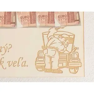 Drevená tabuľka 30x22cm vidíš 70 nie je až tak veľa MECHANIK 2