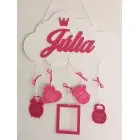 Geschenk zur Geburt Babyname auf einer Wolke 35cm