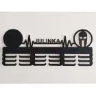 Holzmedaillenhalter 55cm TRIFECTA SPARTAN gemalt