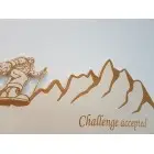 Drevený držiak na medaile komplikovaný návrh s laserovaním 55cm atletika