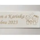 Holz Hochzeitsschild Familie