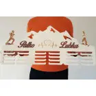 65 cm Holzmedaillenständer mit Gravur + Name - Laufen