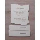 Wooden thank you letter for mom 24.5x25cm