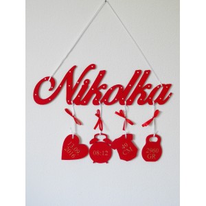 Geschenk für Neugeborene, Farbe Rot 2