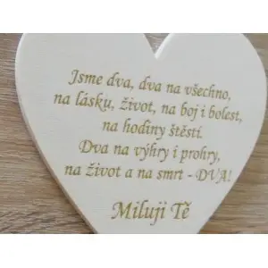 Svadobné magnetky veľké 9x9cm jsme dva, dva na  2