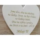 Svadobné magnetky veľké 9x9cm jsme dva, dva na 