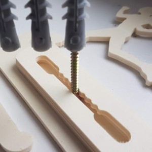 Drevený vešiak na medaily Hip-Hop 45cm 2