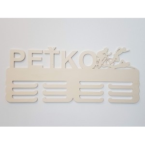 Medaillenhalter mit dem Namen Triathlon 45 cm 2