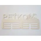 Držiak na medaile s menom triatlon 45cm