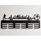 Holzmedaillenständer 55cm gemalt FUSSBALL