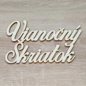 Wooden sign Christmas Elf 20cm