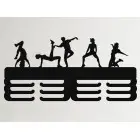 Drevený držiak maľovaný TANEC 45cm