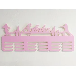 Drevený držiak maľovaný 55cm karate 2