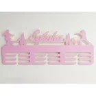 Drevený držiak maľovaný 55cm karate