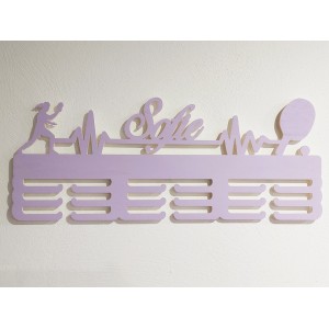 Drevený držiak maľovaný 55cm ping pong 2