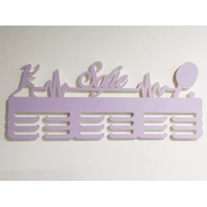 Holzhalterung, bemalt, 55 cm, Ping-Pong 2