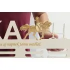 80cm drevený vešiak na medaile s laserovaním a menom - Parkúrové jazdectvo