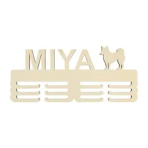 Medal hanger with the name for a dog 45cm