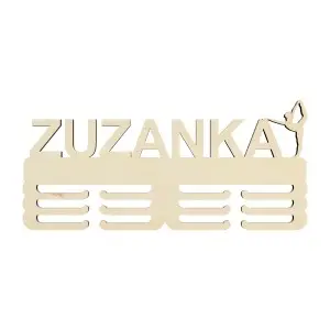 Vešiak na medaily s menom gymnastika 45cm