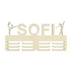 Držiak na medaily s menom mažoretka a gymnastka 45cm