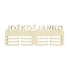 Vešiak na medaily s dvoma menami maratón 45cm