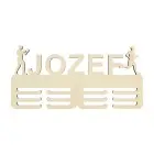 Vešiak na medaily s menom box a beh 45cm